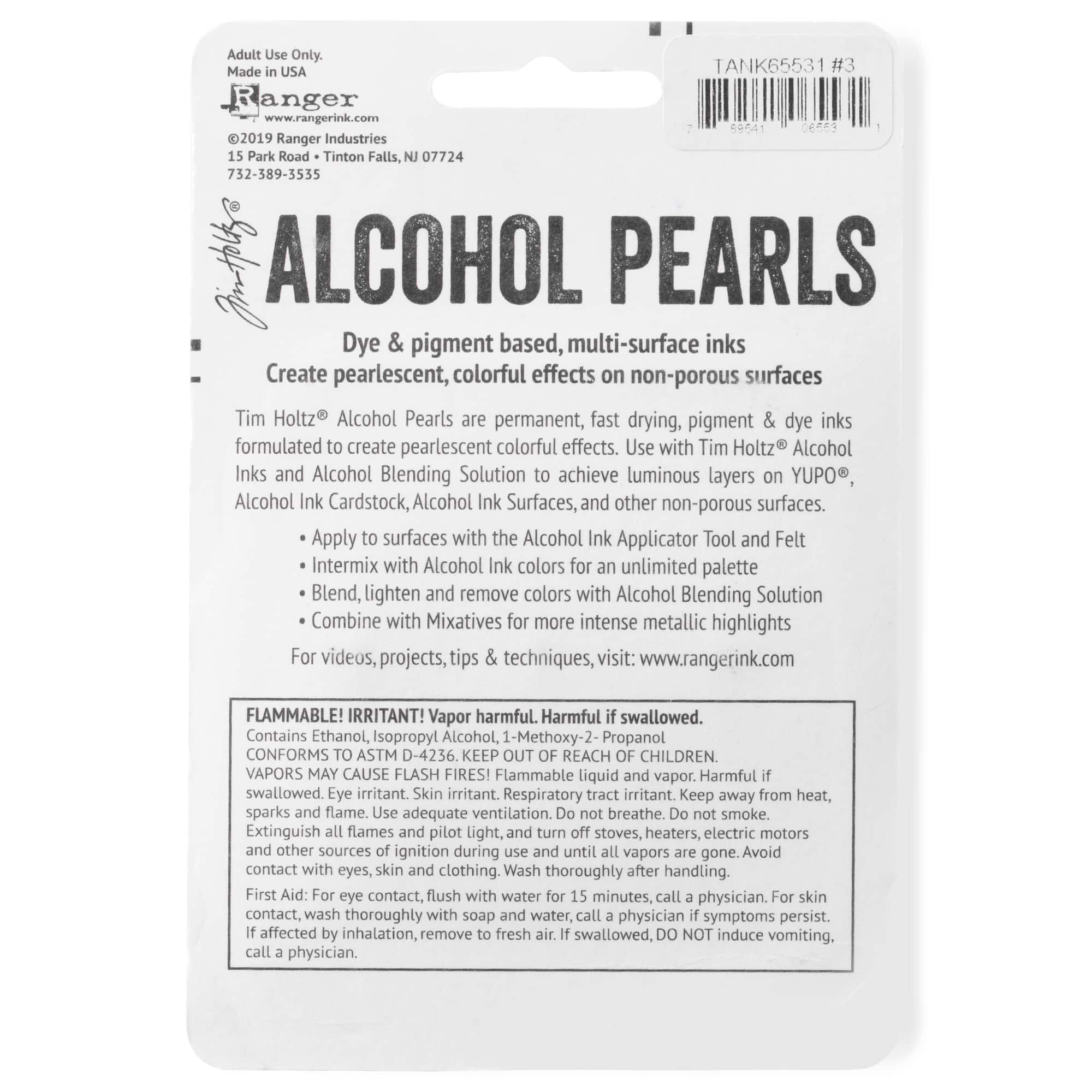 6 Packs: 3 ct. (18 total) Ranger Tim Holtz® Alcohol Ink Pearl Kit 3